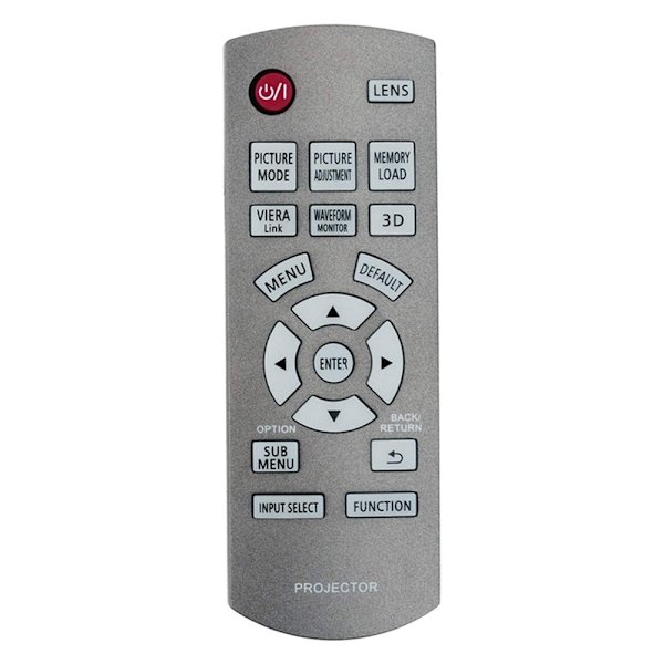 Fjernkontroll Erstatning N2QAYB000680 for Panasonic-projektor Grey