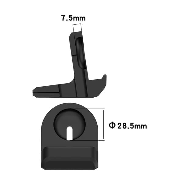 Stativ og lader / dock for Google Pixel Watch 2 Black