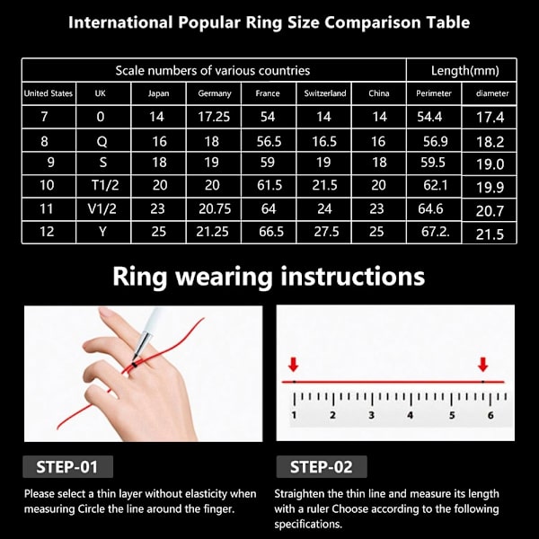 Smart Ring Bluetooth Finger Health Tracker 20.7 mm indvendig diameter Black