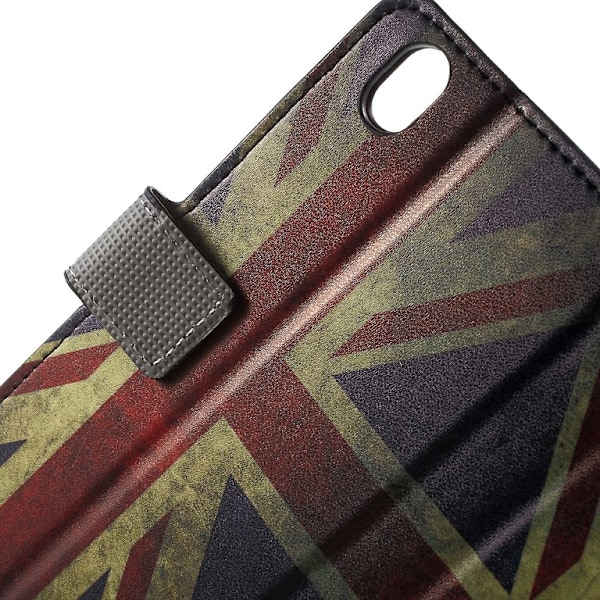 OnePlus X Plånboksfodral Retro UK Flag Black