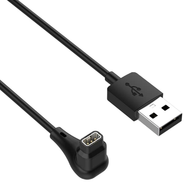 För Coros Pace Pro Smartwatch Laddningskabel 1m USB-A Laddare Svart