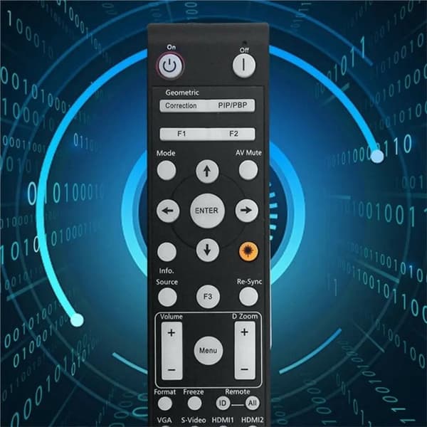 Fjernkontroll Erstatning EH515T for Optoma-projektor Black