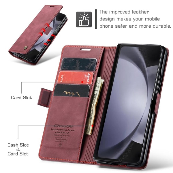 CASEME Puhelimen Suojakuori Samsung Galaxy Z Fold 5 5G Red