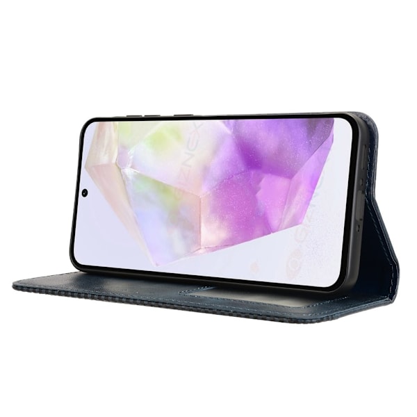Til Samsung Galaxy A56 5G Lommebok-deksel - Blå Blue