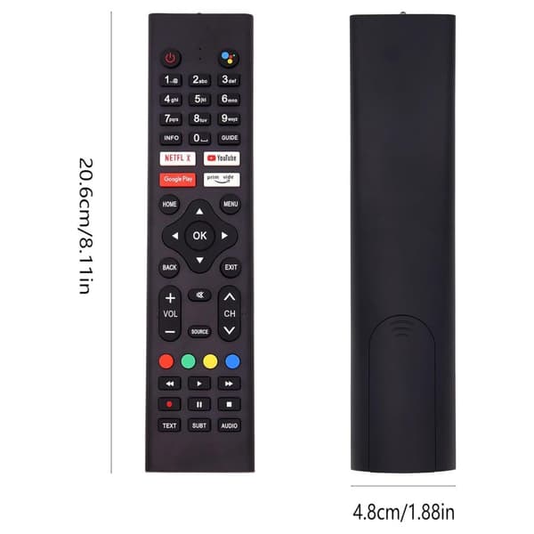 Fjernbetjeningserstatning til JVC SCEPTER WALTON Til JVC TV Black
