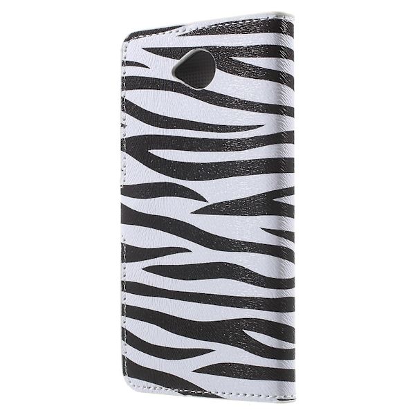 Microsoft Lumia 650 Lompakkokotelo - Zebra Black