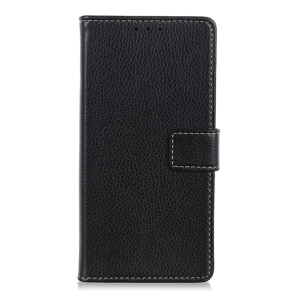 OnePlus Nord Lommebok - deksel Litchi Black