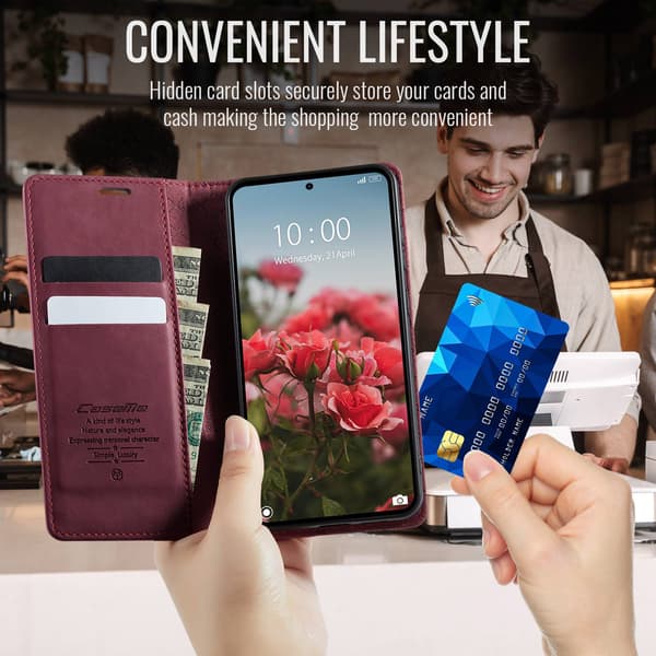 CASEME Til Xiaomi 17T Pungcover Red