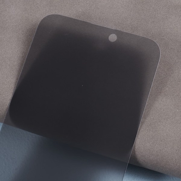 til iPhone 15 Pro fuld dækning Hærdet glas anti-spion Privacy Transparent