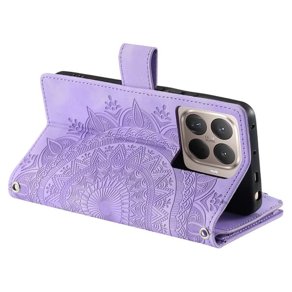 Til Xiaomi 17T Lommebokdeksel Mandala Purple