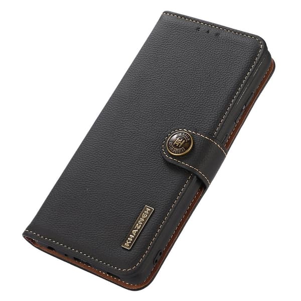 KHAZNEH læder pungcover til Samsung Galaxy S26 Black