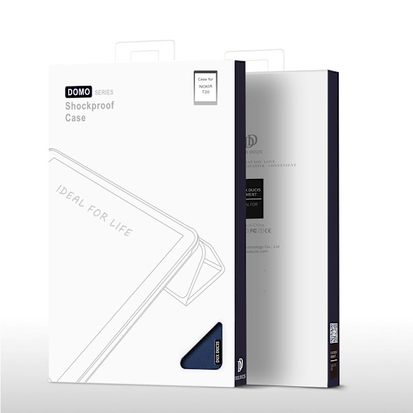 DUX DUCIS Trifoldet Stand til Nokia T20 - Sort Black