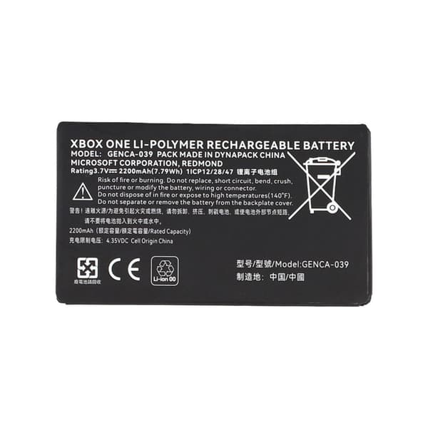 Akku Xbox Elite Wireless Controller Series 2 3.7V 2200mAh GENCA-039 Black