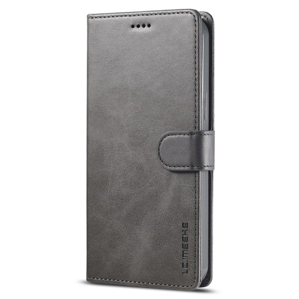 LC.IMEEKE Wallet Stand Etui til iPhone 15 Plus Grey