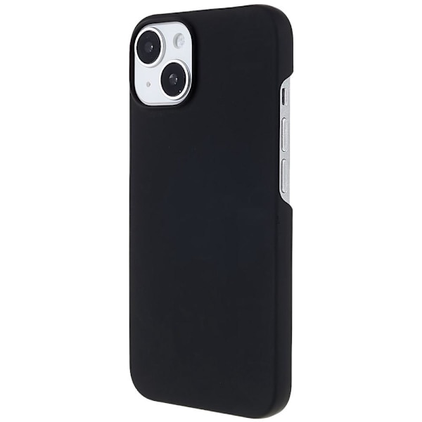 For iPhone 15 Rubberized Case Protective Phone Cover Black