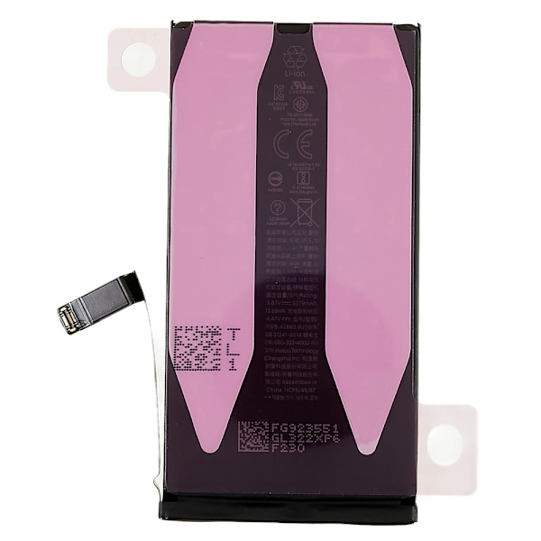 Til iPhone 14 3.87V 3279mAh opladningsbart Li-ion-batteri Black