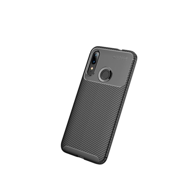 Motorola Moto E6 Plus Karbon fiber Skal - Svart Svart