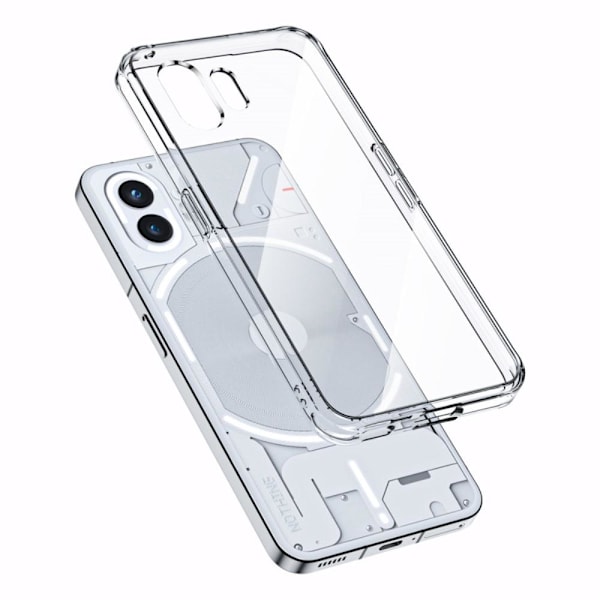 För Nothing Phone (2) TPU + Akryl Anti-dropp Fodral Skal Transparent