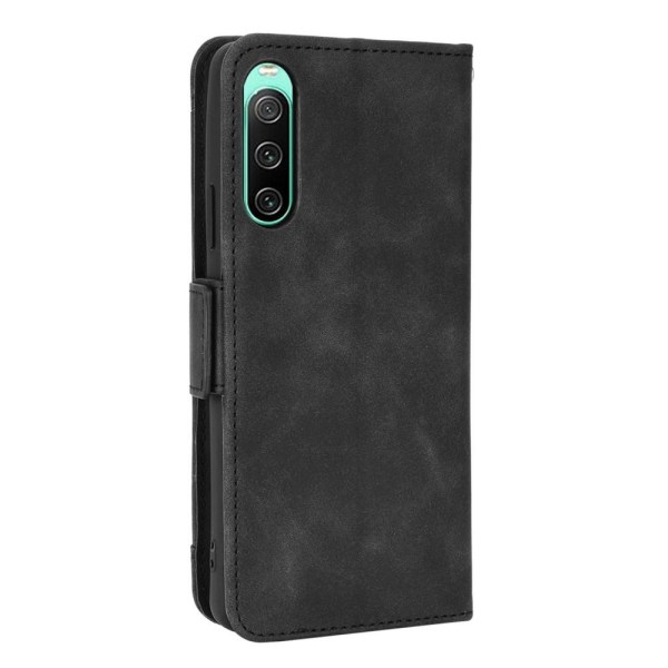 Pengesekk Stativ Telefonveske for Sony Xperia 10 V Black