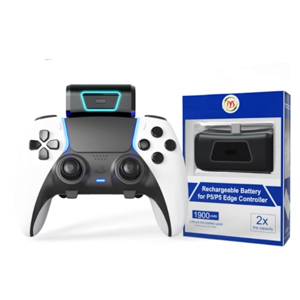 PS5 Playstation 5 Kontroll 2000mAh PowerBank Externt batteri Svart