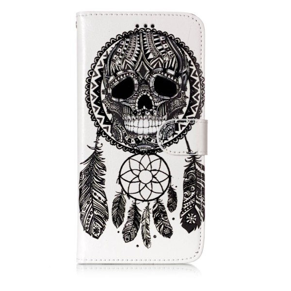 Samsung Galaxy S9 Plus Wallet Case - Skull Dream Catcher Multicolor