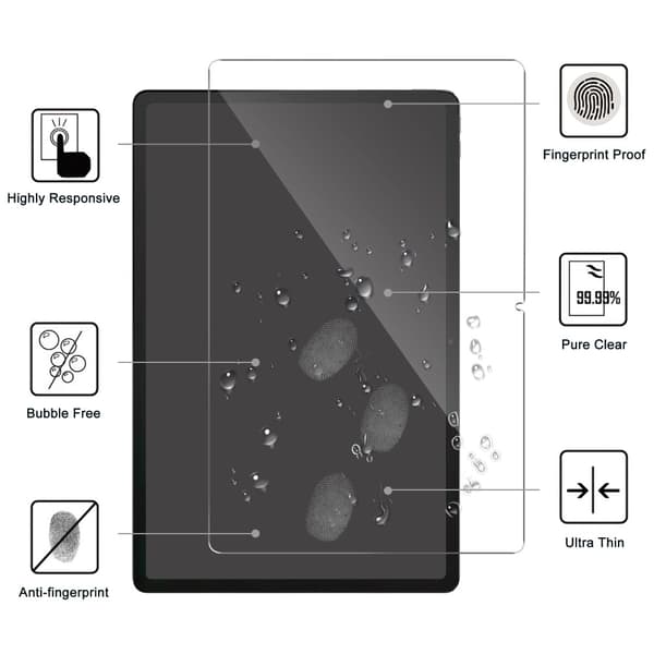 Karkaistun lasin suoja Lenovo Tab P12 Transparent