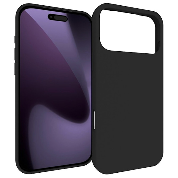 Til iPhone 17 Pro Max Case TPU Cover Bagside - Sort Black