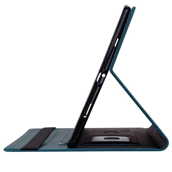 Apple iPad 10.9 2022 Sammenleggbart Veske Kortholder Sommerfugl - Blå Blue