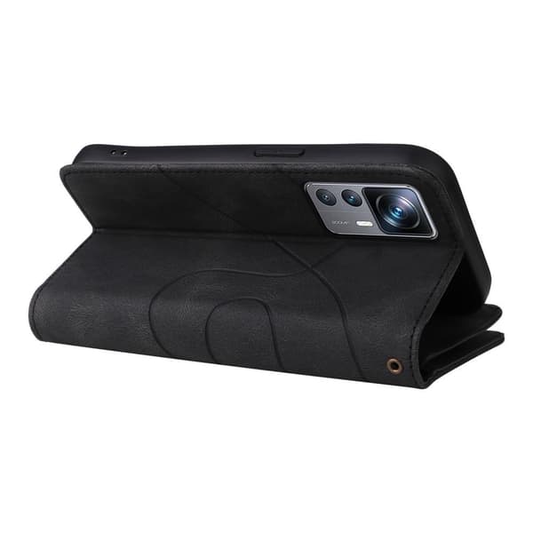 KT multifunktionsserie - 5 til Xiaomi 12T/12T Pro telefonetui Black