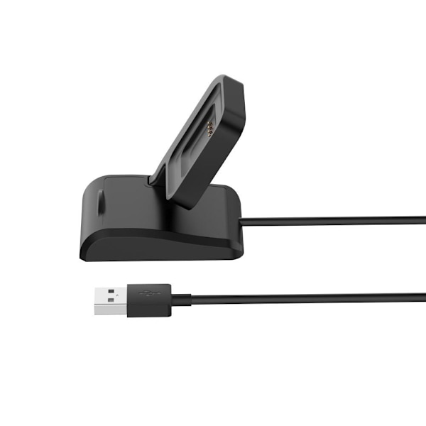 1M USB Charging Cable Dock Holder Stand for Xiaomi Mi Watch Black