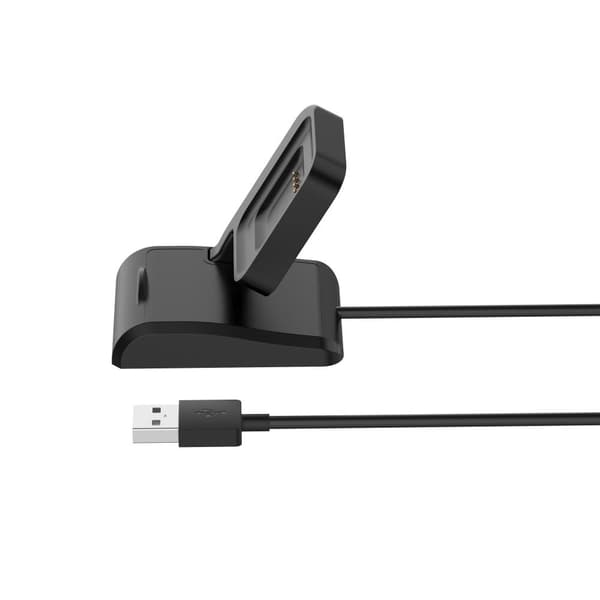 1M USB-ladekabel Dock Holder Stativ for Xiaomi Mi Watch Black