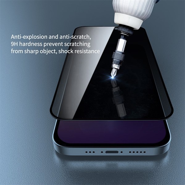 NILLKIN For iPhone 15 Anti-Spy Skjermbeskytter Full Dekning