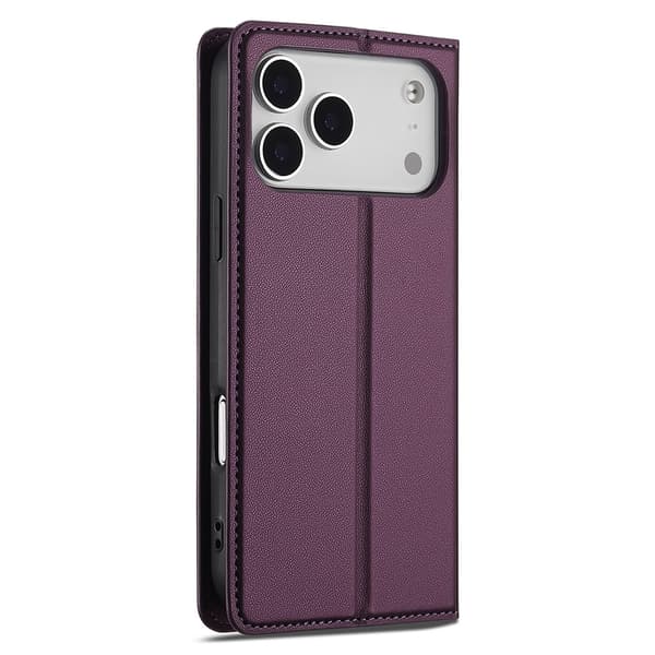 LC.IMEEKE Telefonpungcover med støtteben til iPhone 18 Pro / 17 Pro Purple