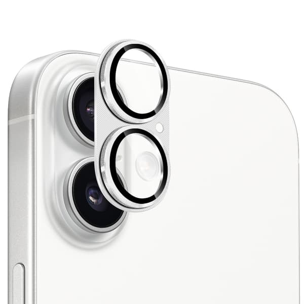 Till iPhone 17 Kameralinsskydd Silver