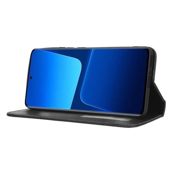 Plånboksfodral till Xiaomi 13 Pro Retro Svart Svart