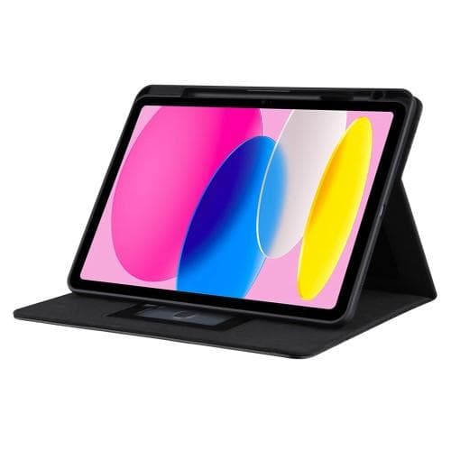 Til iPad 10.9 2022 Gen 10 Sammenleggbart Veske - Svart Black