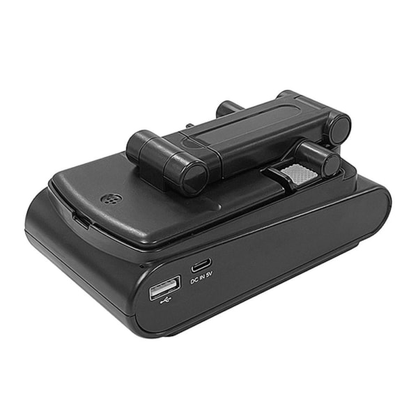 Mobiltelefonholder Bluetooth høyttaler Sammenleggbar bærbar Black