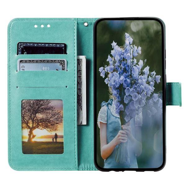För Samsung Galaxy A17 / A26 Stativfodral Totem Plånboksfodral Grön
