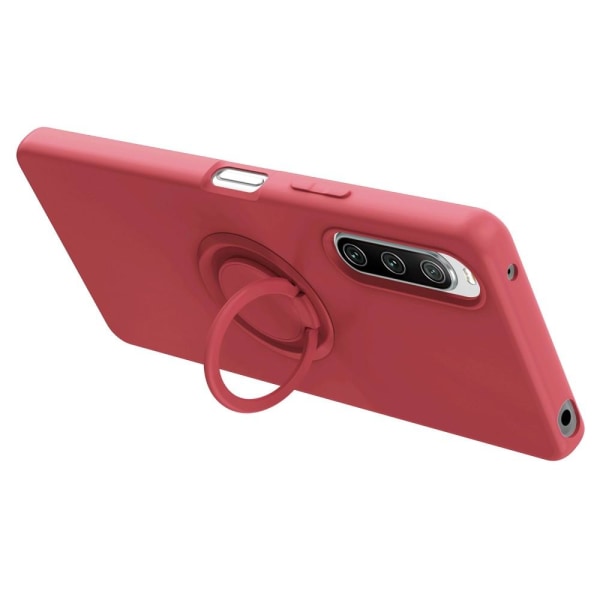 Til Sony Xperia 10 V Flydende Silikone Dråbebeskyttelsesetui - L Pink