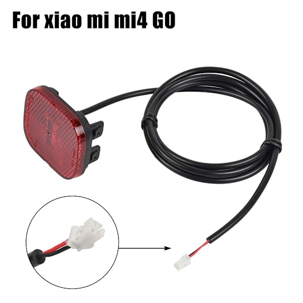 Bakre bremselys LED-lampe for Xiaomi 4 Go Scooter Red