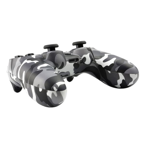 Trådløs spillkontroller for Sony PS4 Bluetooth-gamepad med vibrasjon - kamuflasje Grey