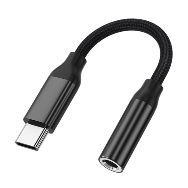 til f.eks. iPhone 15 USB-C han til 3,5 mm hun AUX telefonadapter Black