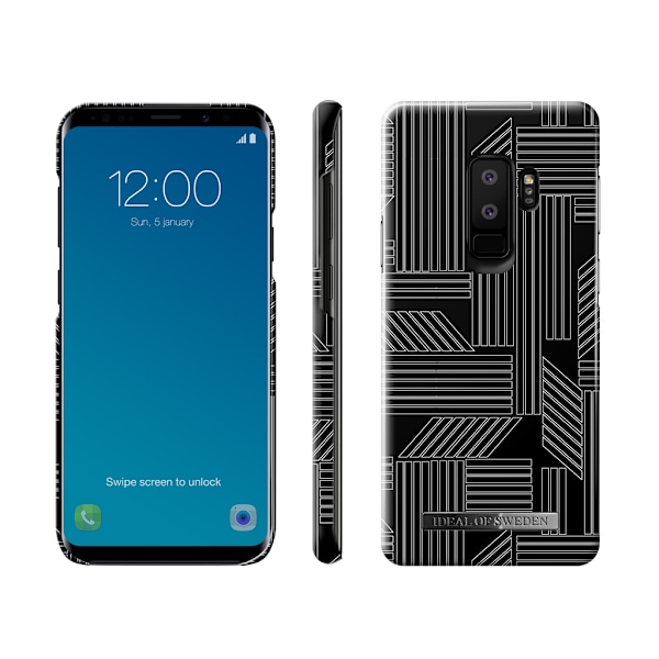 iDeal Av Sverige Samsung Galaxy S9 Plus - GEOMETRISK PUSLESPILL Multicolor