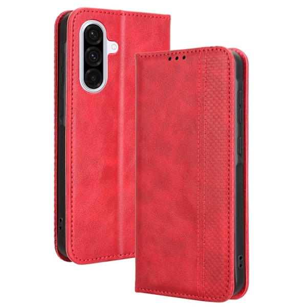 Lompakkoteline Käännettävä puhelinkotelo Samsung Galaxy A56 5G Red