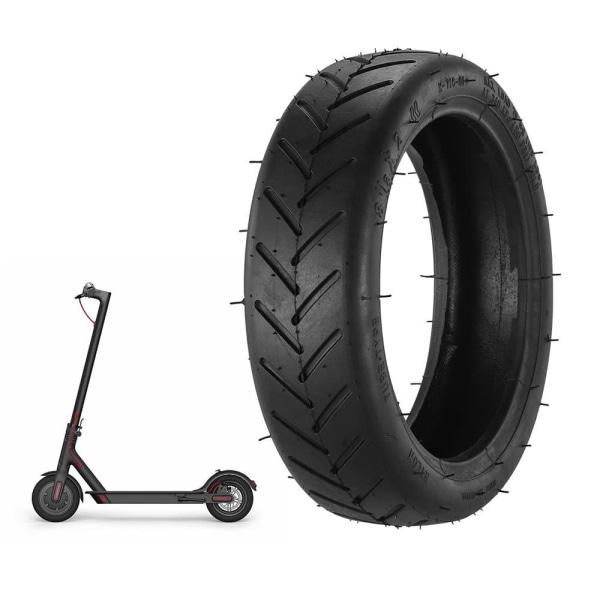 Reservedæk+rør til Xiaomi M365 elektrisk scooter, 2 - pak Black