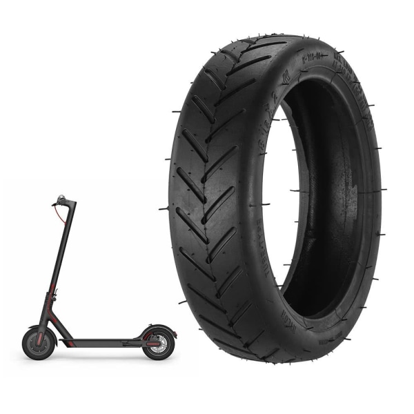 Reservedæk+rør til Xiaomi M365 elektrisk scooter, 2-pak Black