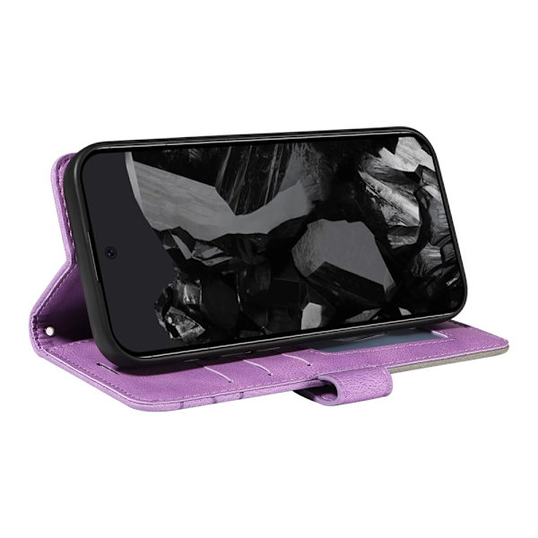 Google Pixel 9 Pro XL KT Series-1 Kahden Värin Kotelo Remmillä Purple