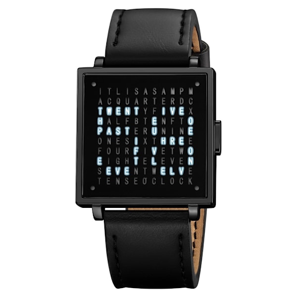 SKMEI Elektronisk Armbandsklocka Digital Klocka Datum Armbandsur - Svart Läder Svart