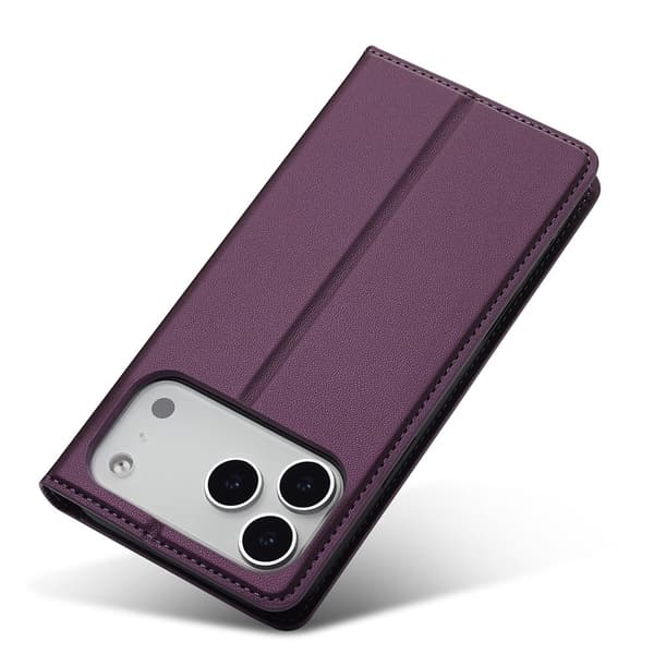 LC.IMEEKE Telefonpungcover med støtteben til iPhone 18 Pro / 17 Pro Purple