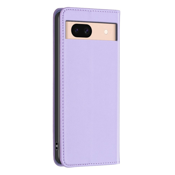 BINFEN COLOR Til Google Pixel 8a Etui PU Læder Telefoncover Purple